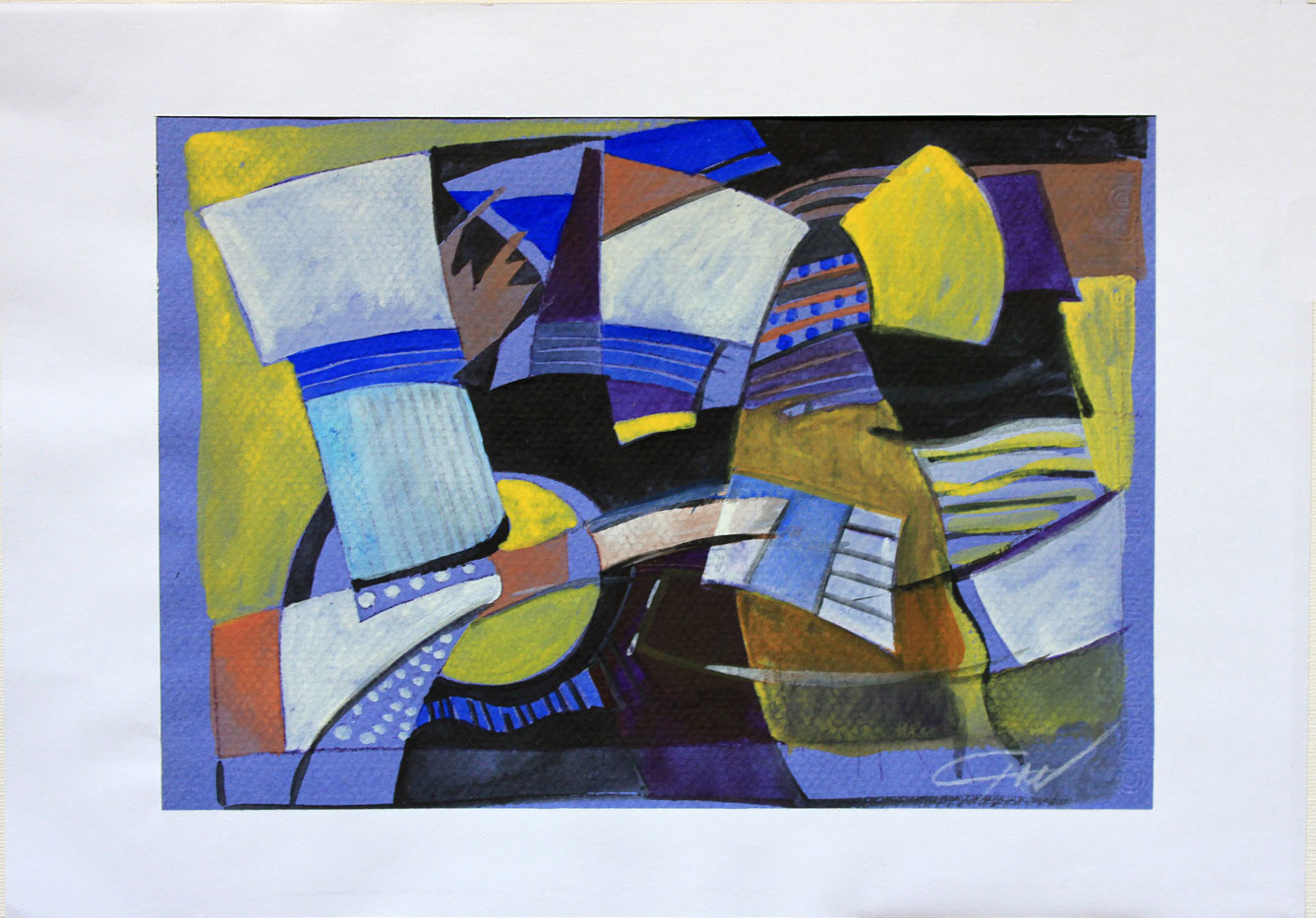 Compoziție I 210x297mm Acuarelă