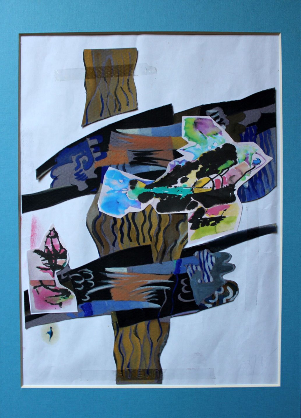 Trandafirul marin (studiu) 297x210mm Colaj